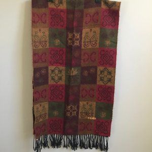 FENDI 100% Acrylic Scarf/Wrap
